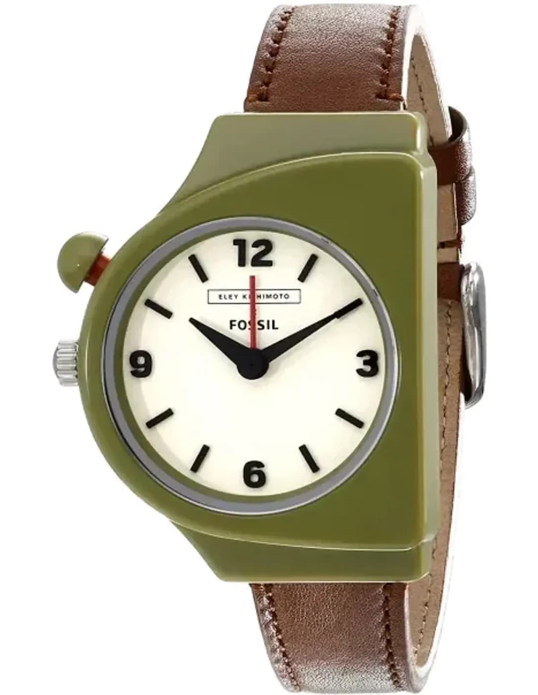 Montre Femme Fossil Eley Kishimoto x Fossil EKW1003 Bracelet En Cuir brun