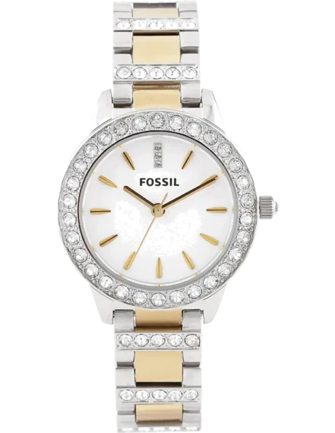 Montre femme Fossil The Jesse ES2409 en acier bicolore