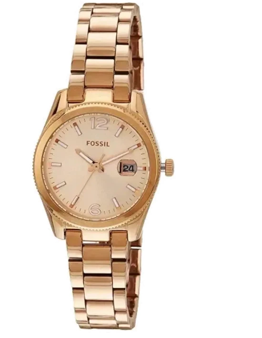 Montre Femme Fossil ES3584 Perfect Boyfriend Or Rose avec Dateur