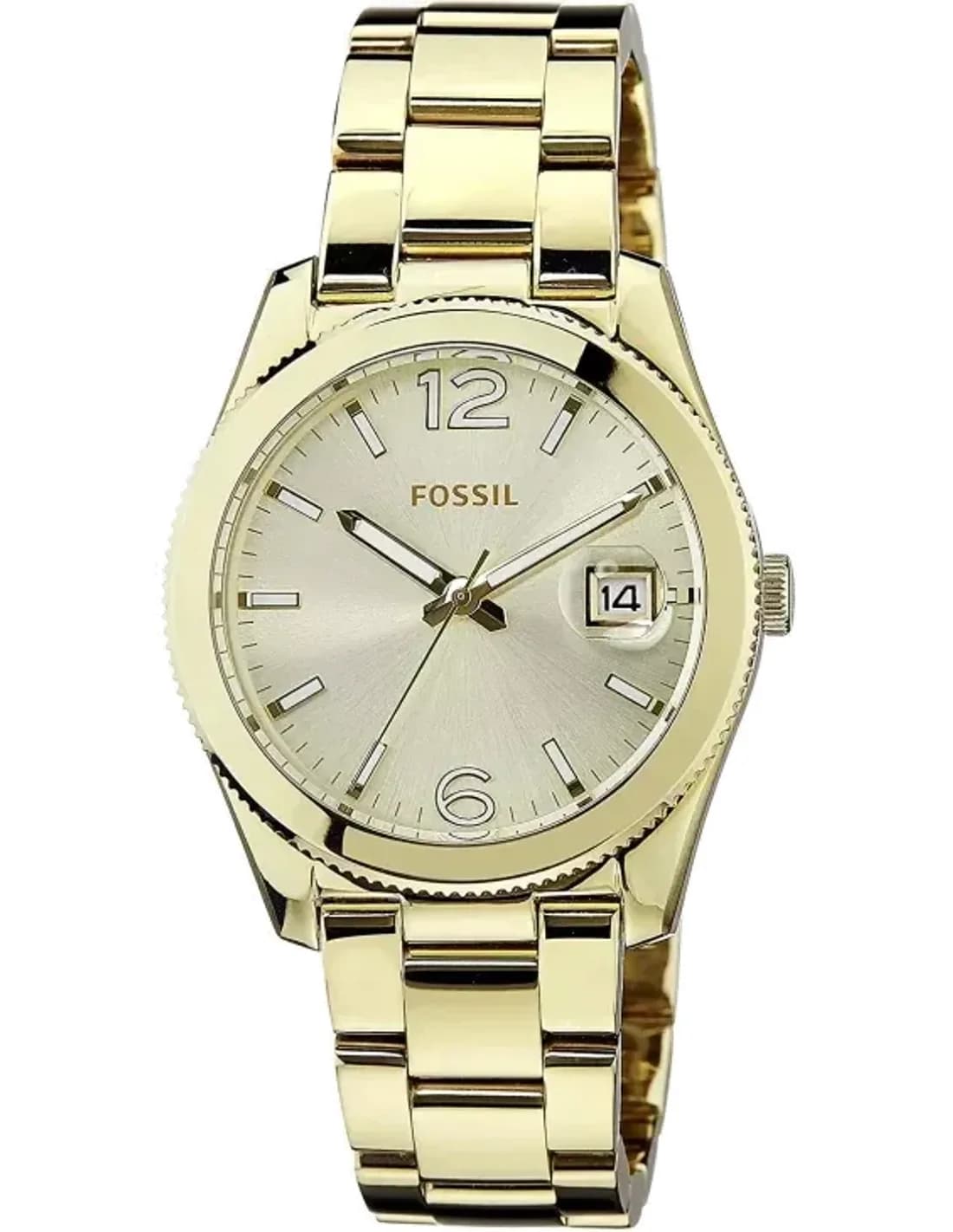 Montre Femme Fossil Perfect Boyfriend ES3586 Bracelet et boîtier en acier doré