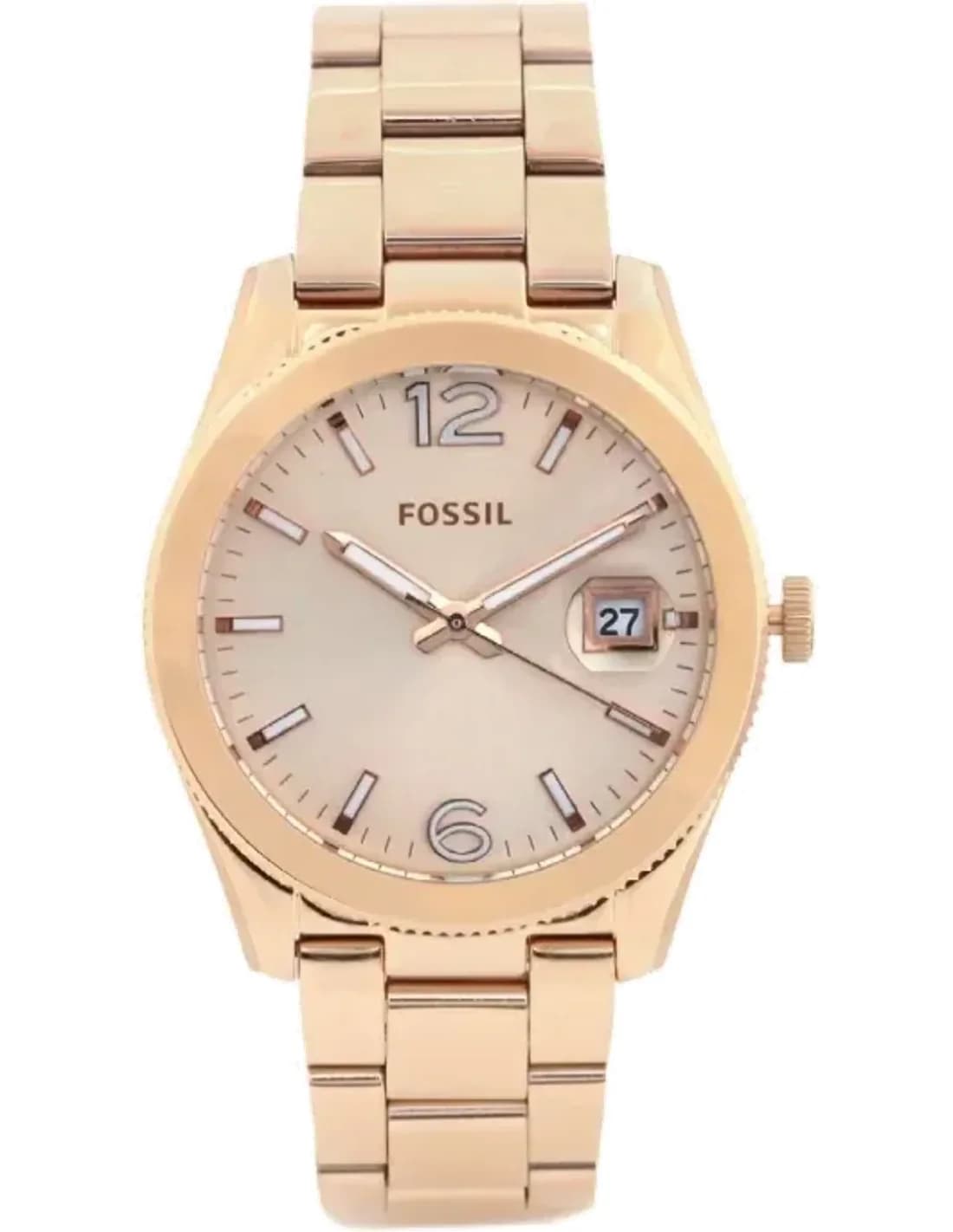 Montre Femme Fossil Perfect Boyfriend ES3587 Dorée rose en acier