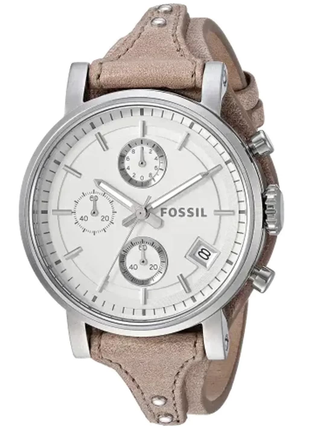 Montre Femme Fossil Original Boyfriend ES3625 Beige