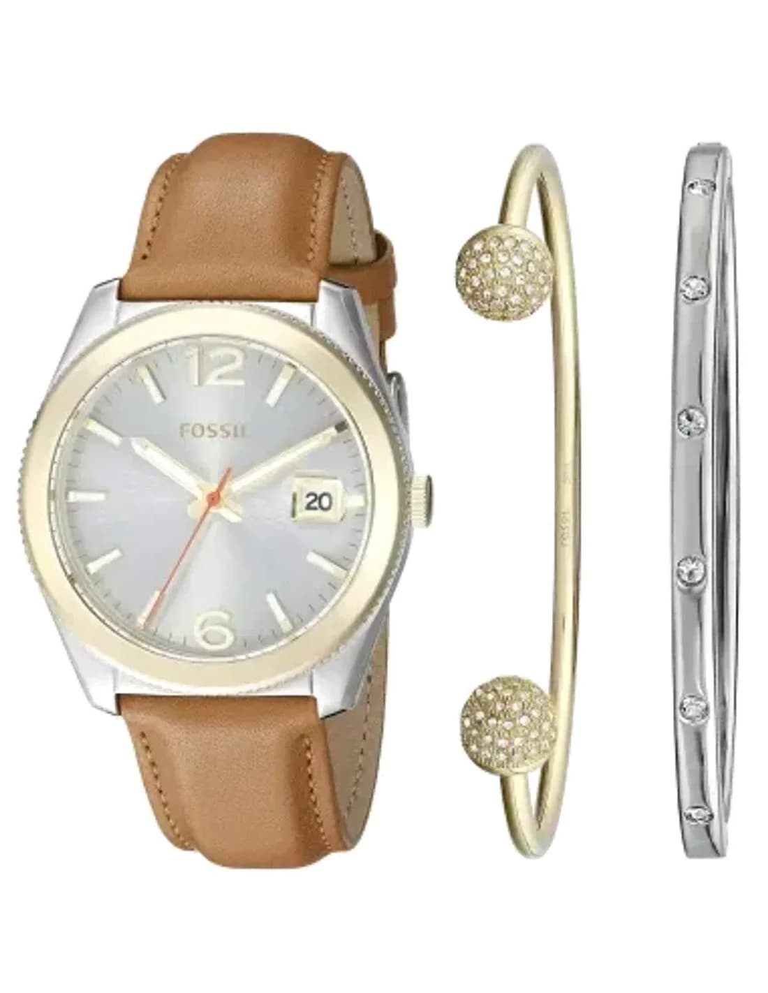 Montre Femme Fossil Perfect Boyfriend ES3771SET Marron