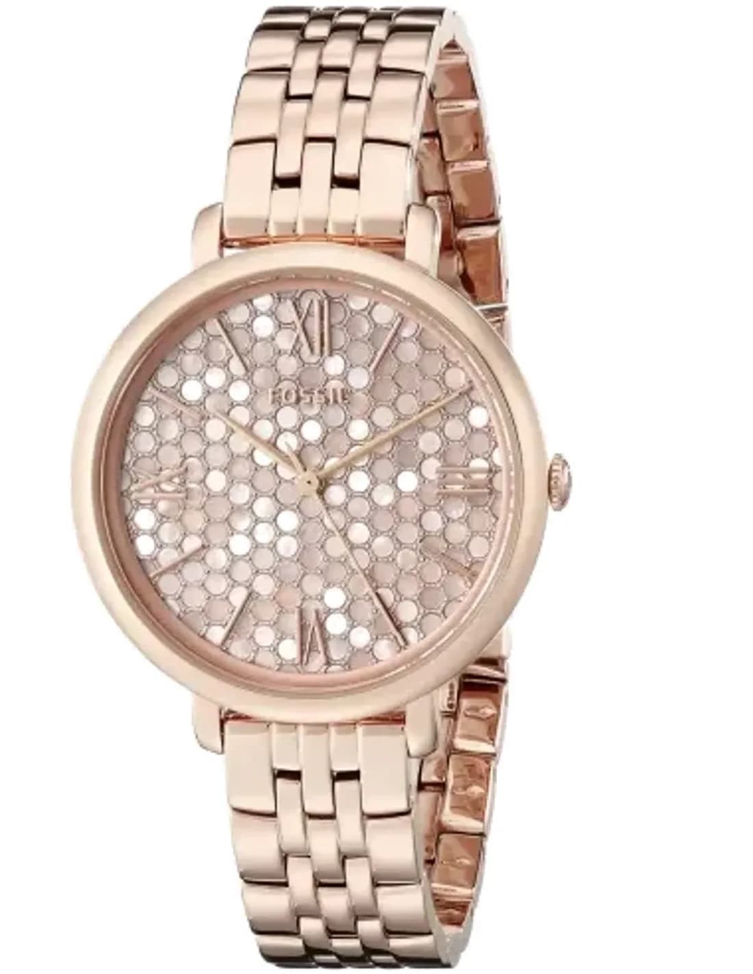Montre Femme Fossil Jacqueline ES3804 Or Rose