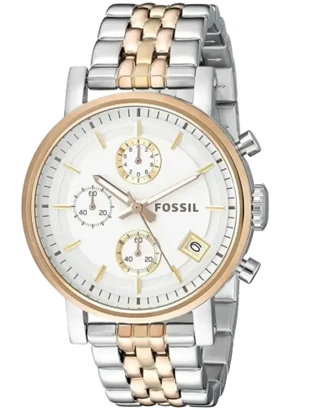 Montre Femme Fossil Original Boyfriend ES3840 Argent