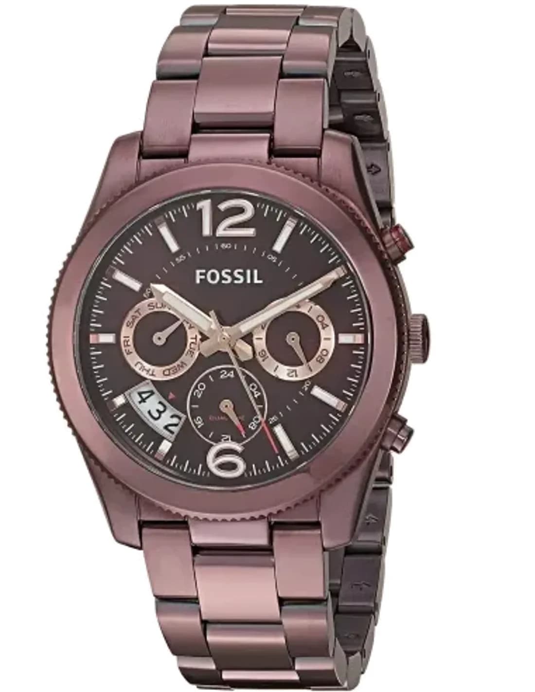 Montre Femme Fossil Perfect Boyfriend ES4110 Marron