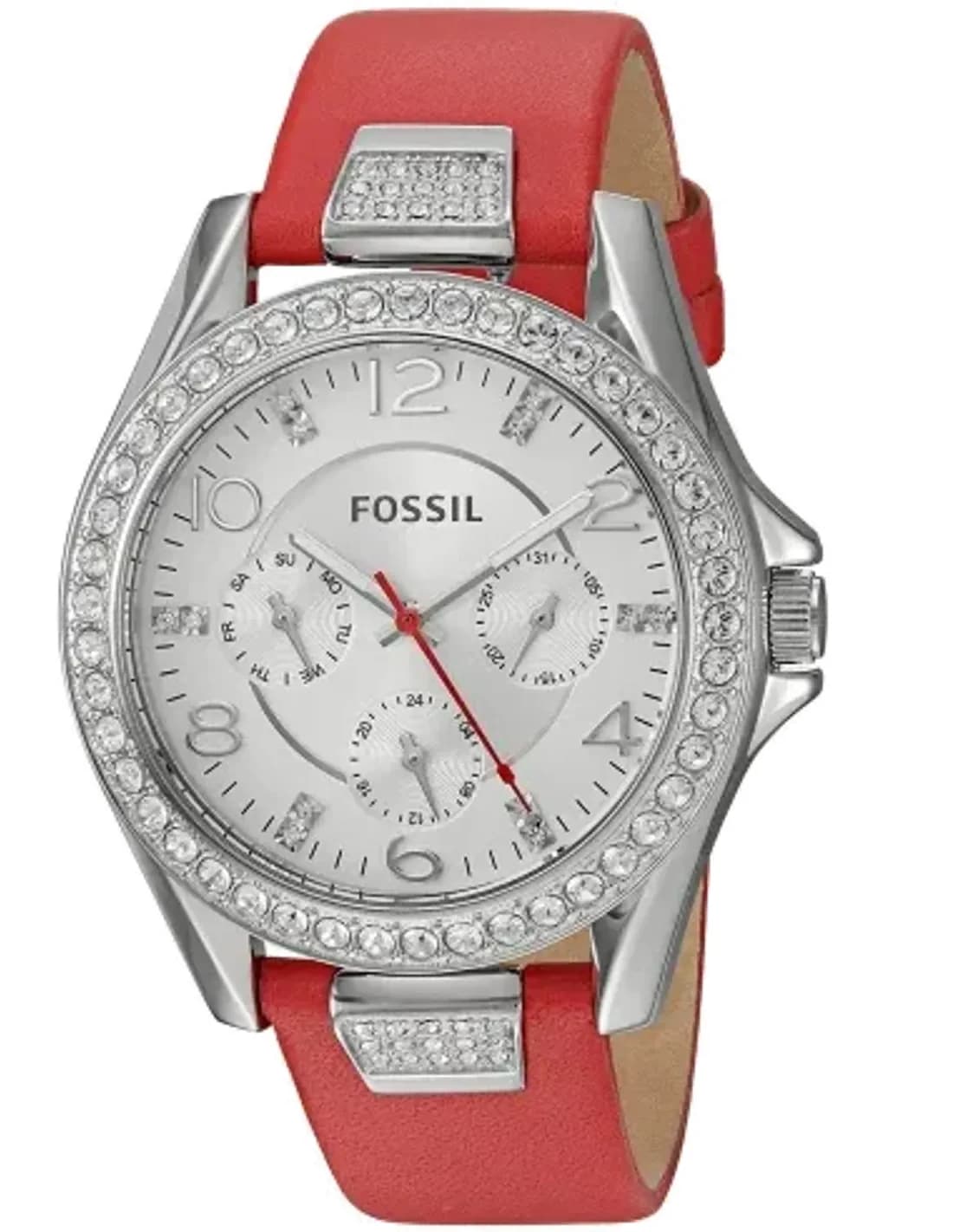 Montre Femme Fossil Riley ES4111 Rouge