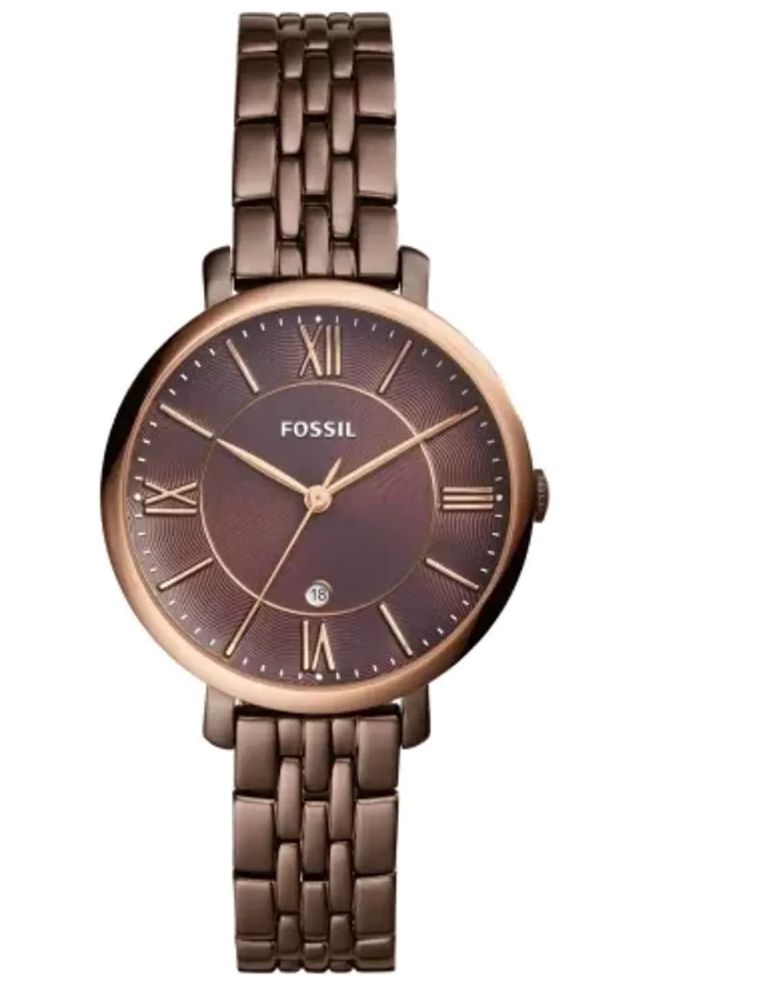 Montre Femme Fossil Jacqueline ES4275 en acier marron