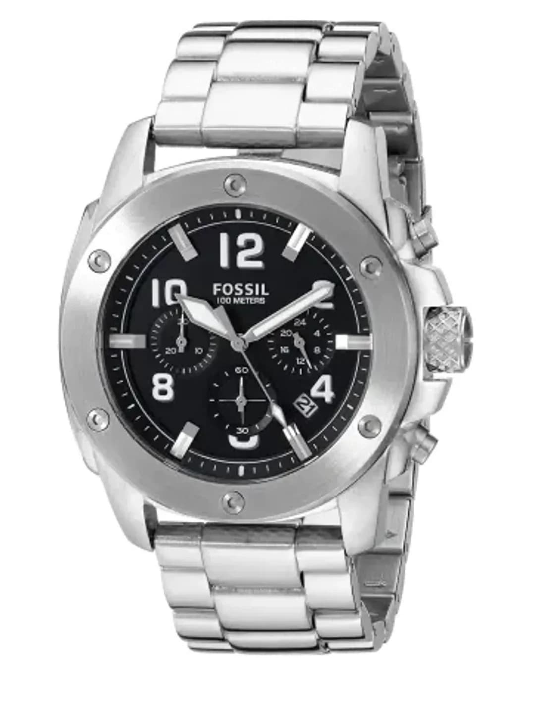 Montre Homme Fossil Machine FS4926 Argent
