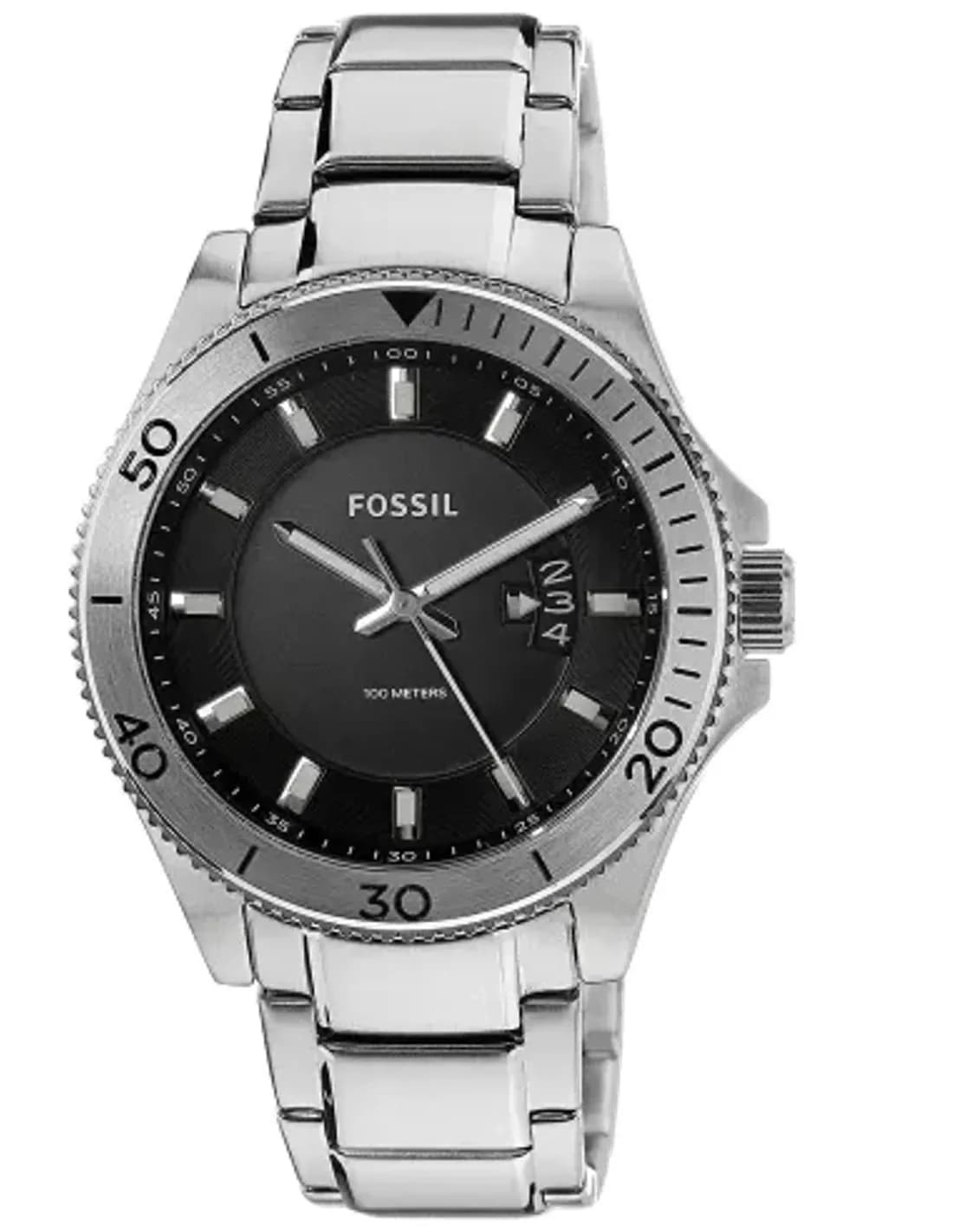 Montre Homme Fossil FS5058 Argent
