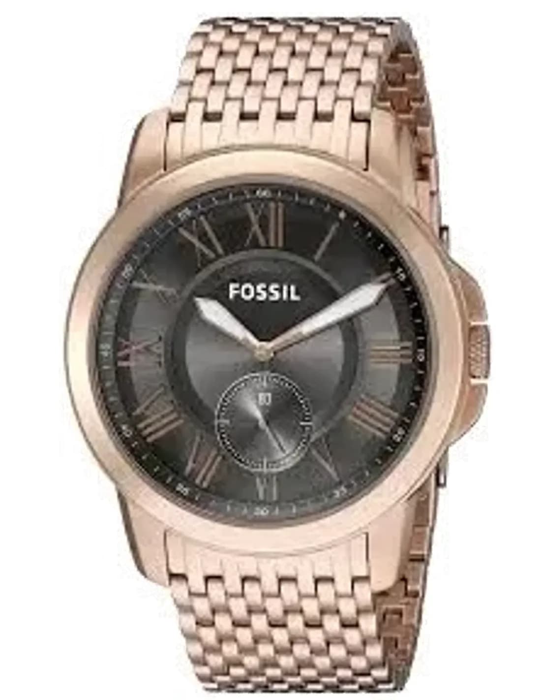 Montre Homme Fossil Grant FS5083 Or Rose