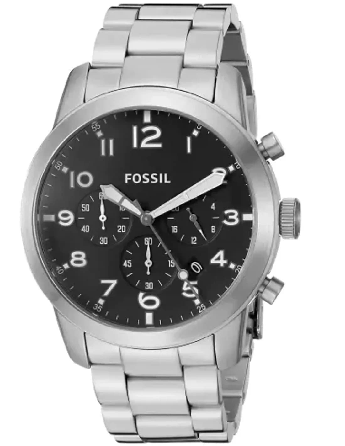 Montre Homme Fossil Pilot FS5141 Argent