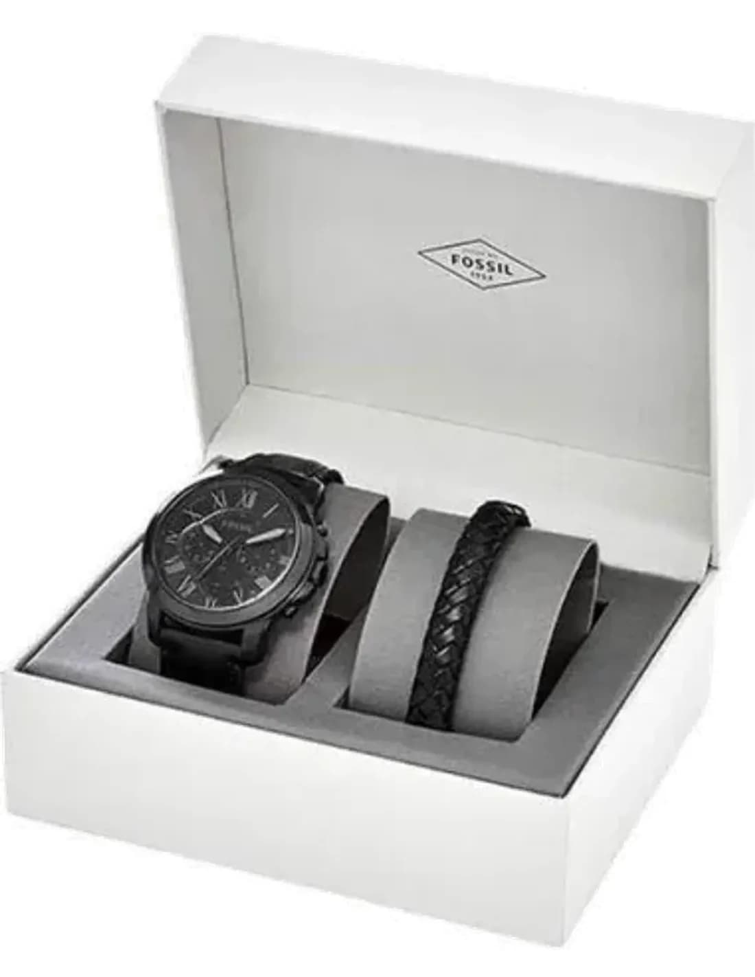 Montre Homme Fossil Grant FS5147SET Noir