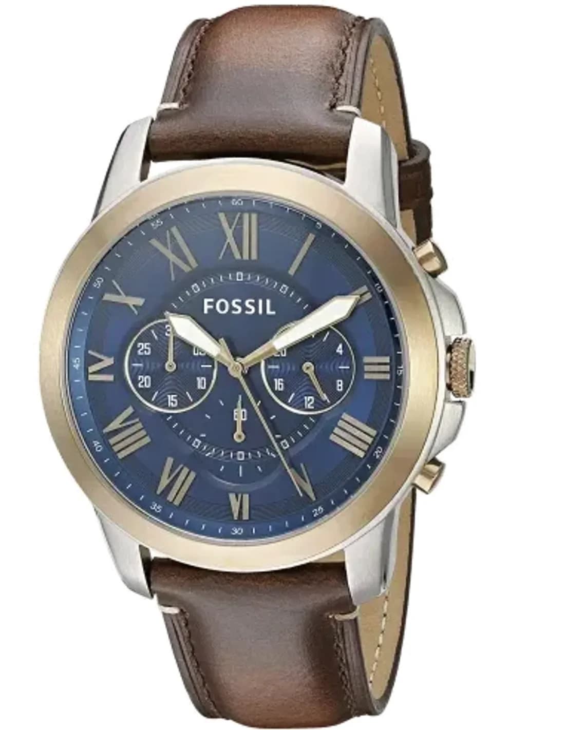 Montre Homme Fossil Grant FS5150 Marron