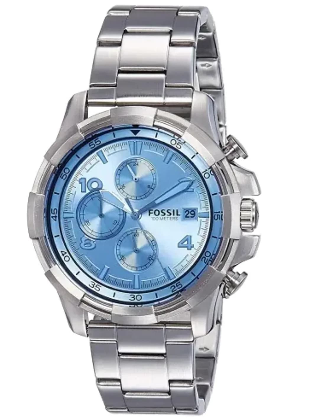 Montre Homme Fossil FS5155 Argent