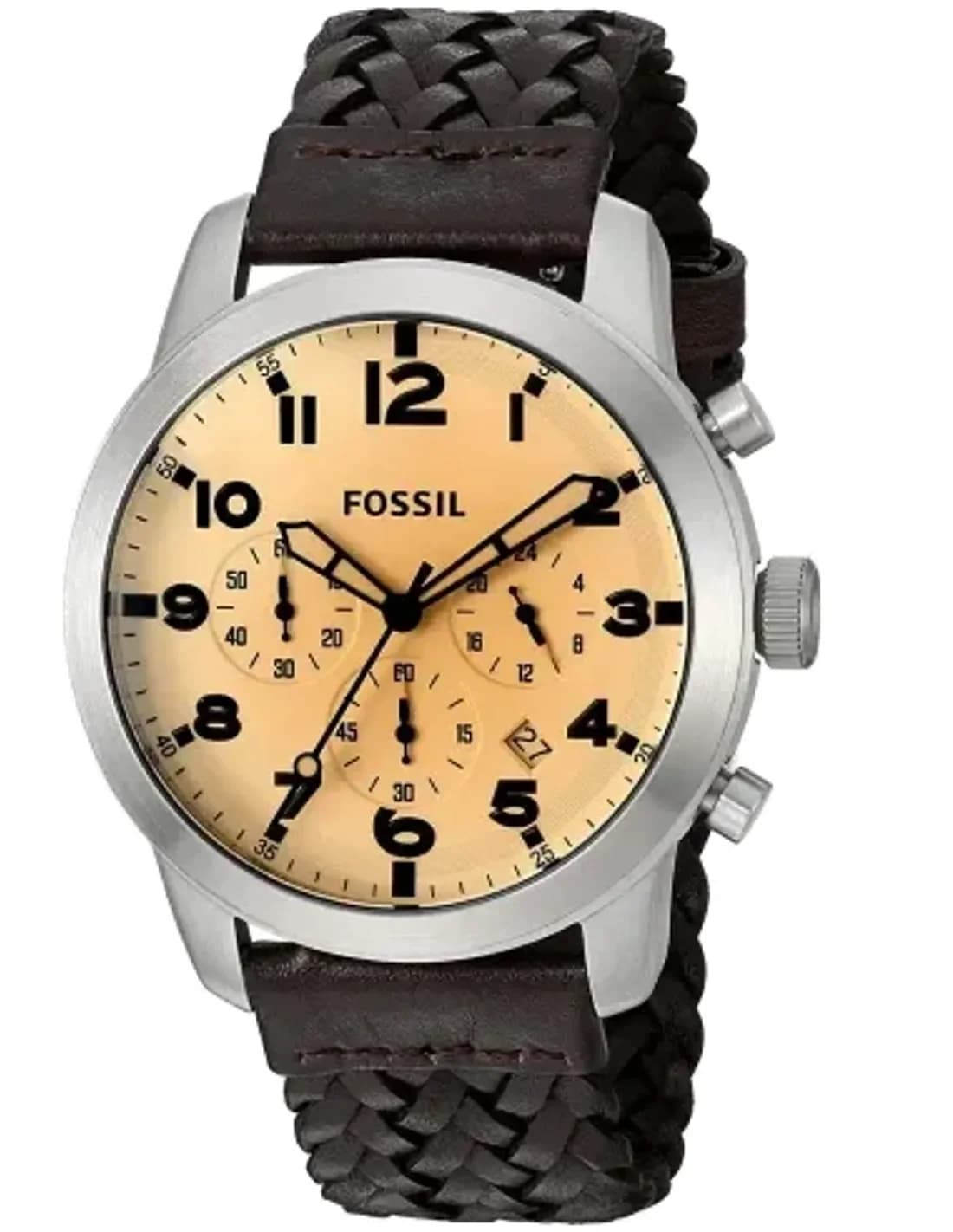 Montre Homme Fossil Pilot FS5178 Marron