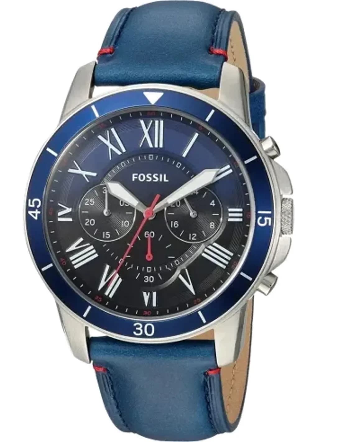 Montre Homme Fossil FS5373 Bleu