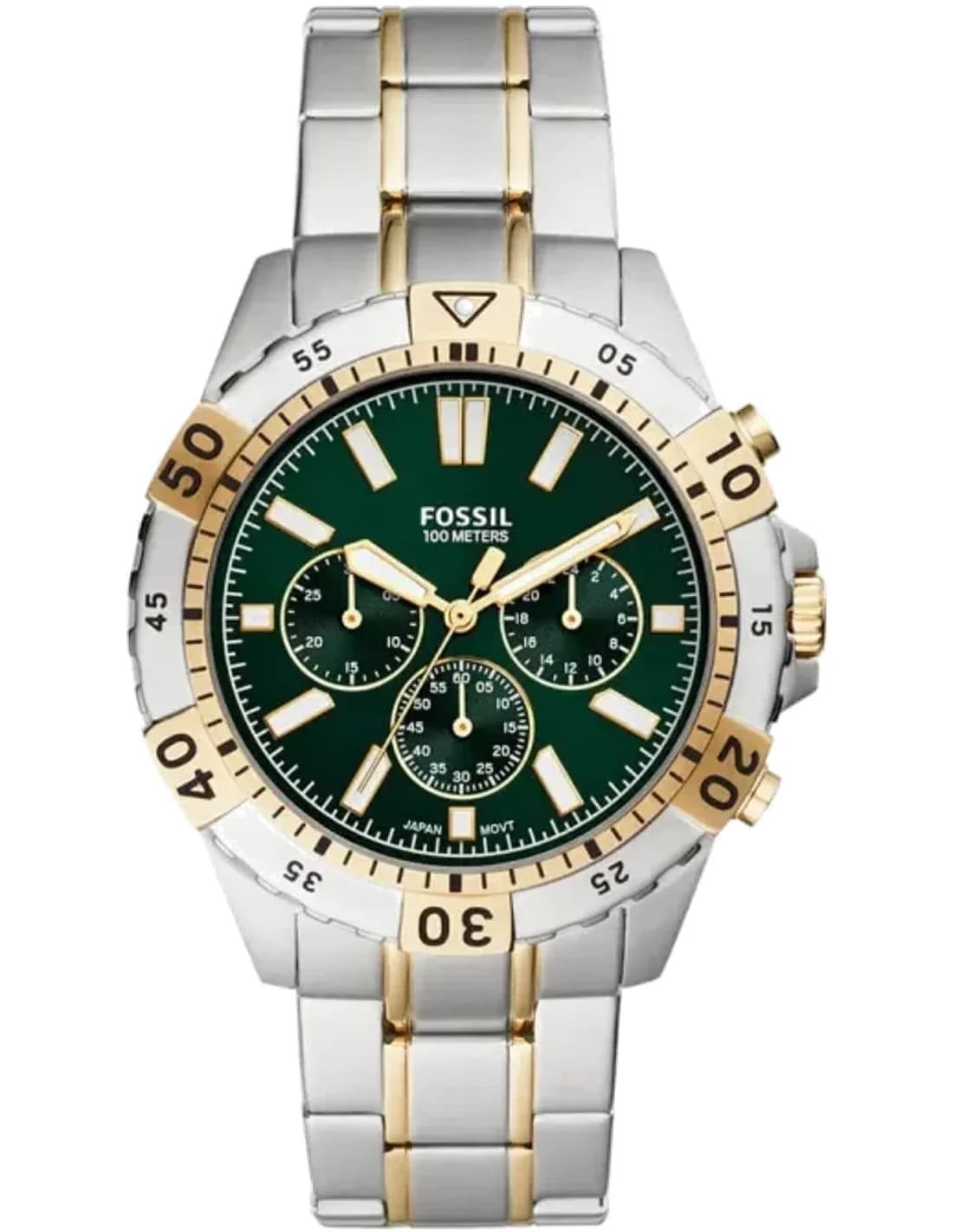 Montre Homme Fossil Garrett FS5622 cadran vert