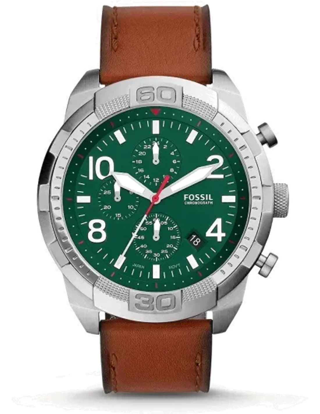 Montre homme Fossil Bronson FS5738 cadran vert