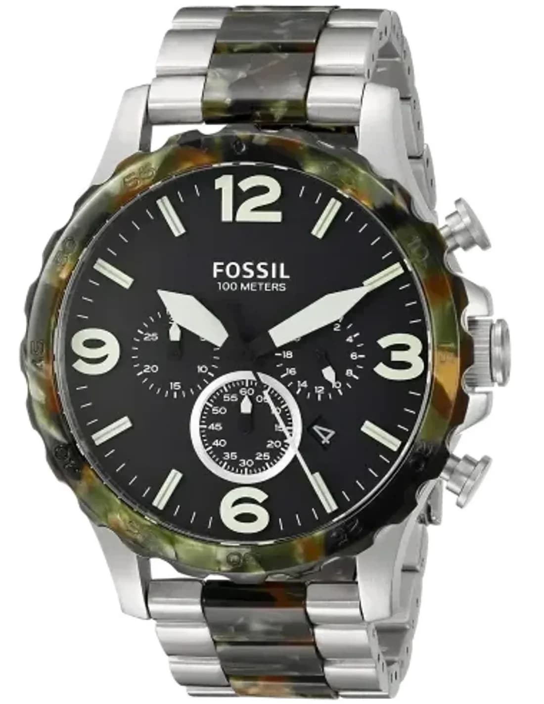Montre Homme Fossil Nate JR1498 Argent