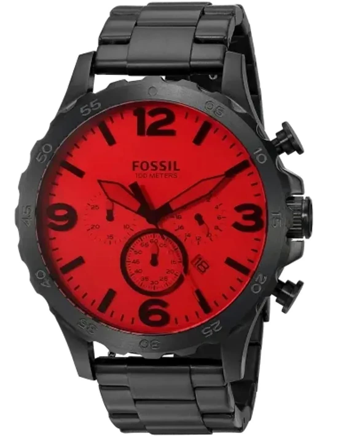 Montre Homme Fossil Nate JR1525 Noir