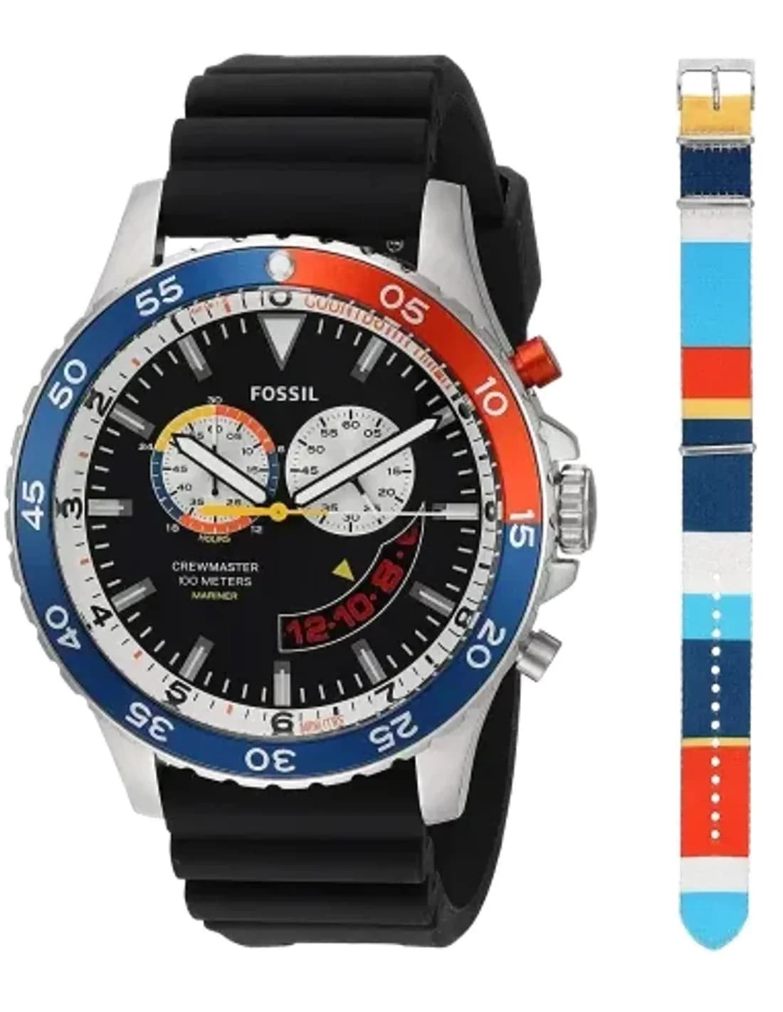 Montre Homme Fossil Crewmaster LE1046 Noir