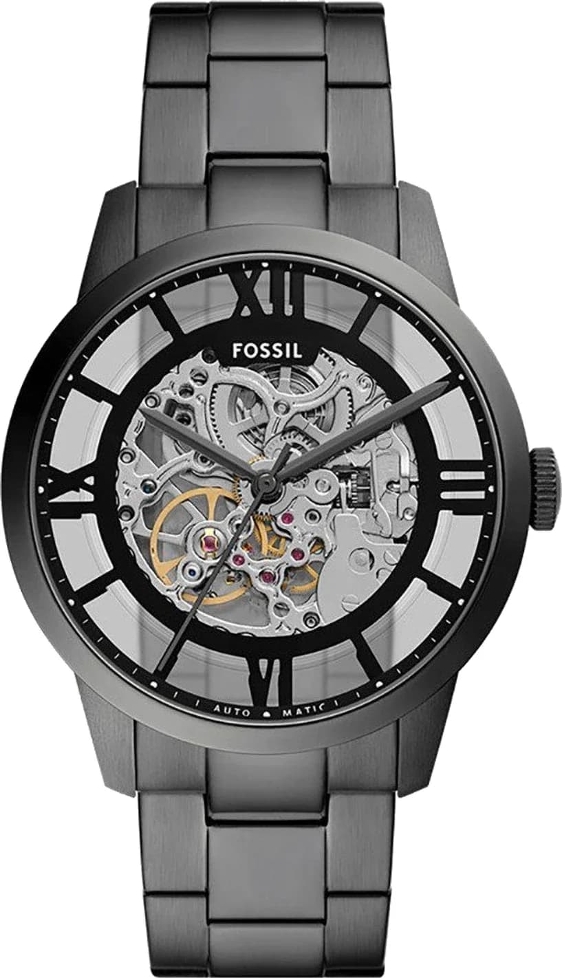 Montre Homme Fossil Townsman ME3268 cadran gris bracelet acier