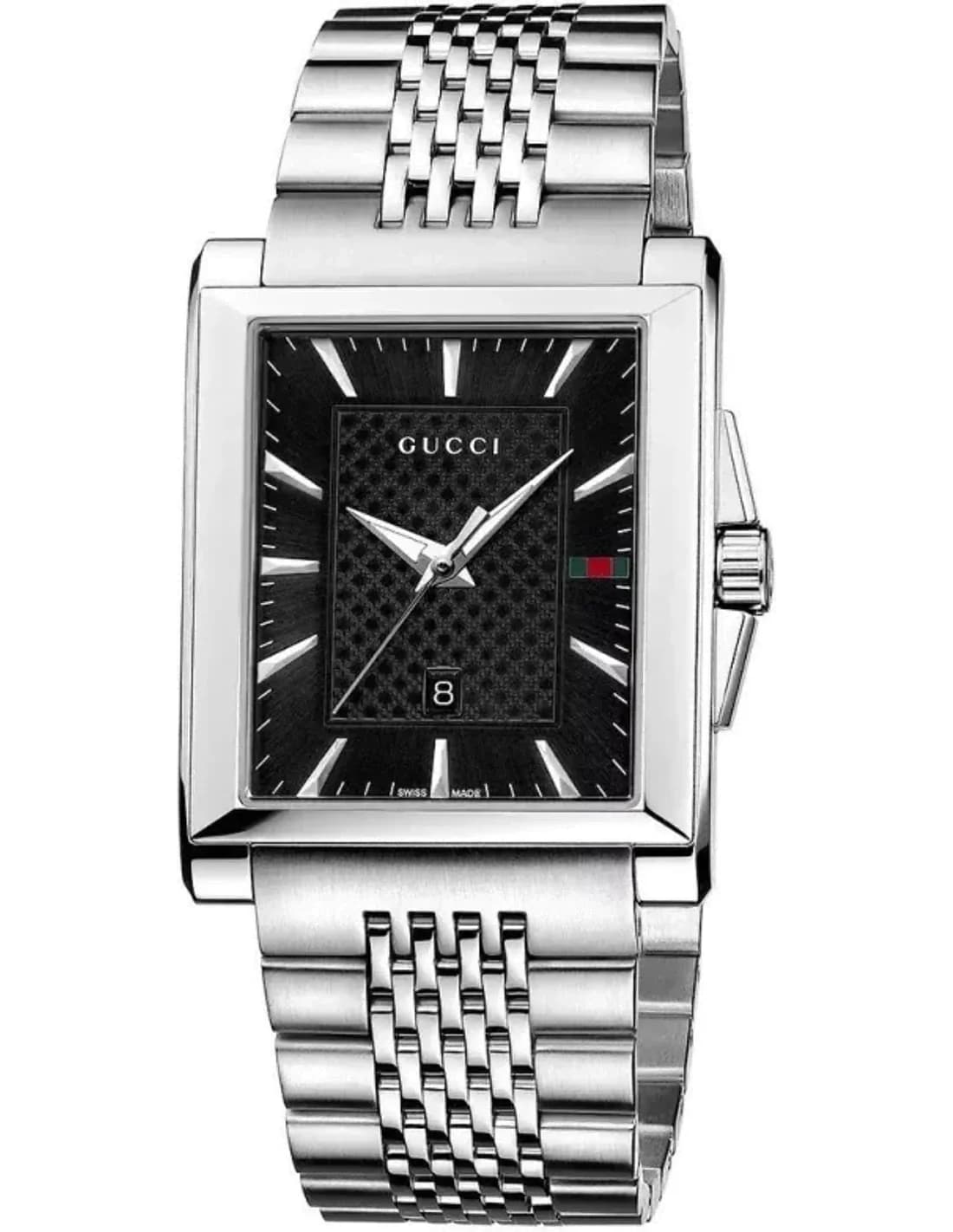 Montre Homme Gucci Timeless YA138401 Boîtier rectangulaire en acier