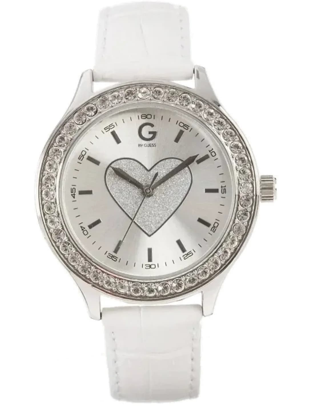 Montre Femme Guess G79035L1 Bracelet en cuir blanc