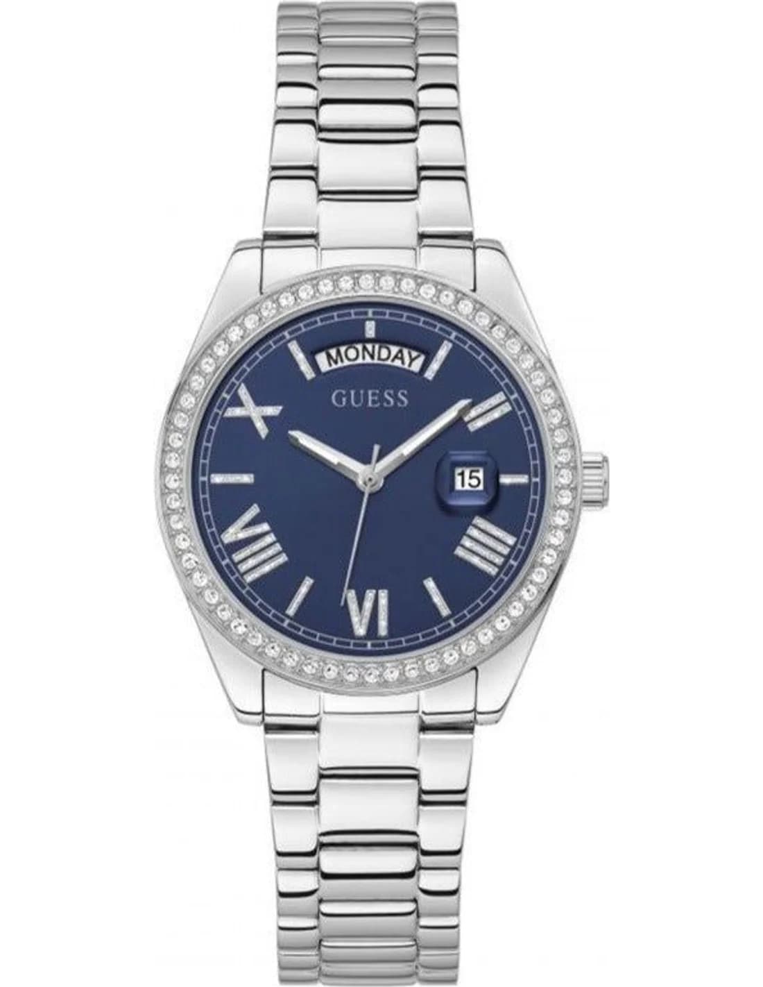 Montre Femme Guess Luna GW0307L1 cadran bleu bracelet acier