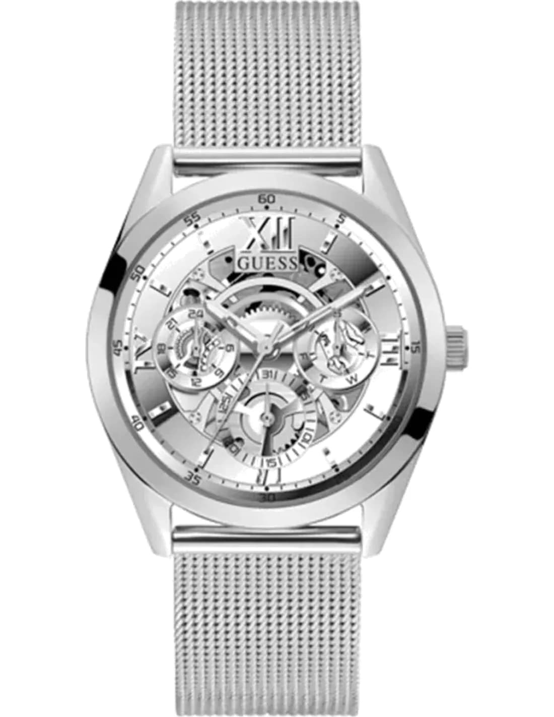 Montre Guess GW0368G1 Tailor Acier Maille Milanaise