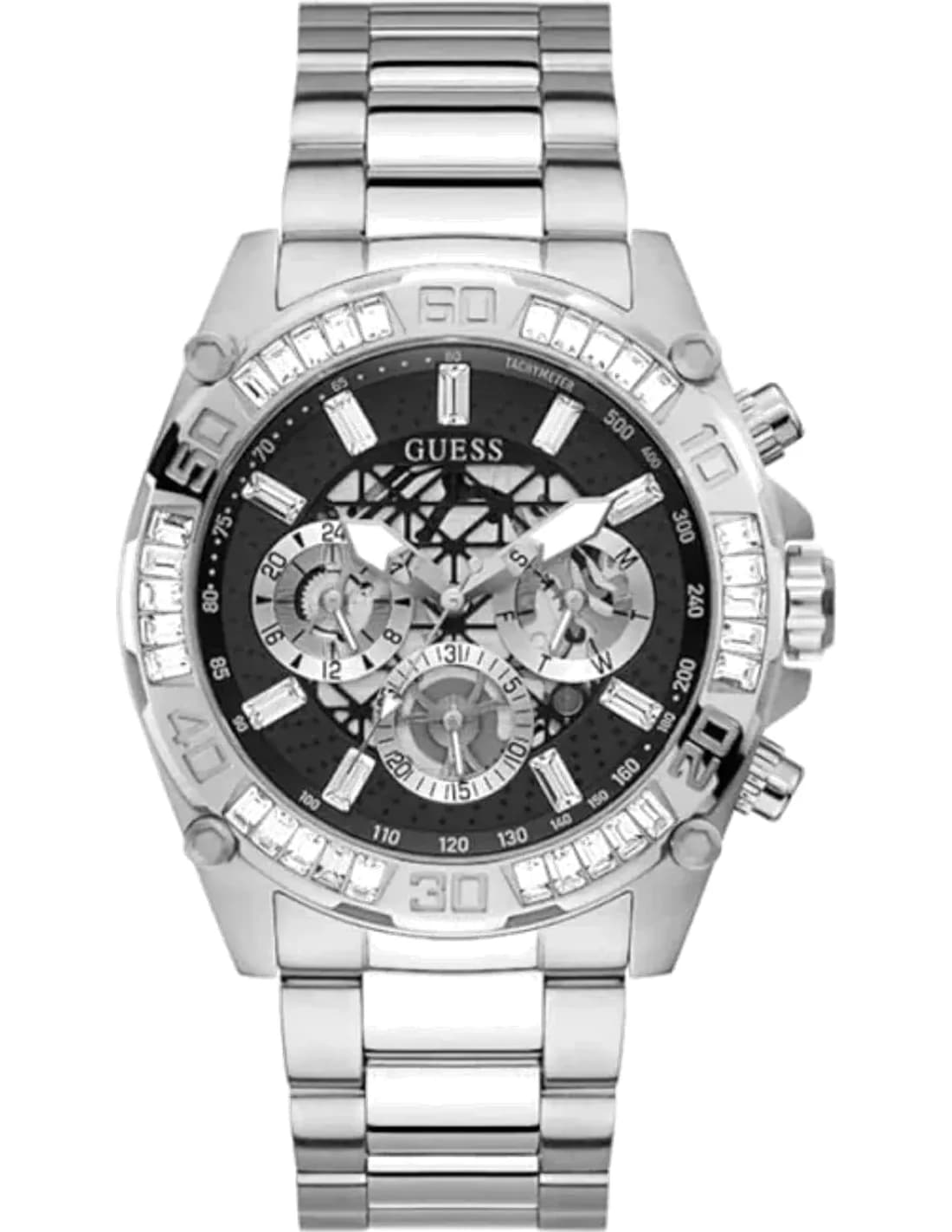 Montre Guess homme Trohpy GW0390G1 cadran multifonction bracelet en acier