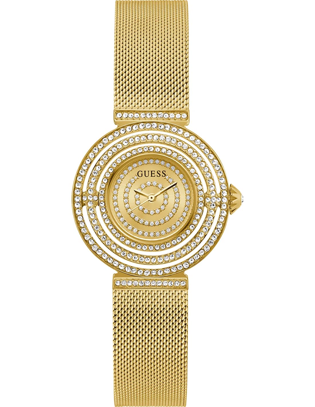Montre Femme Guess Dream GW0550L2 cadran doré bracelet maille milanaise