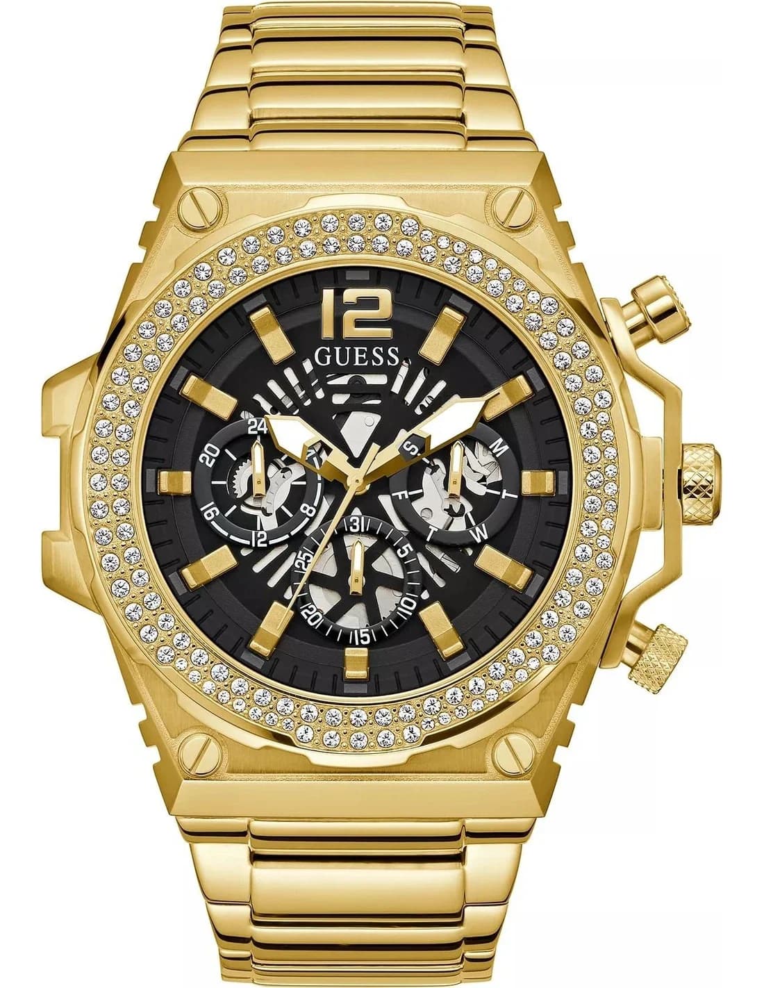 Montre Homme Guess GW0632G2 Oversize bracelet acier
