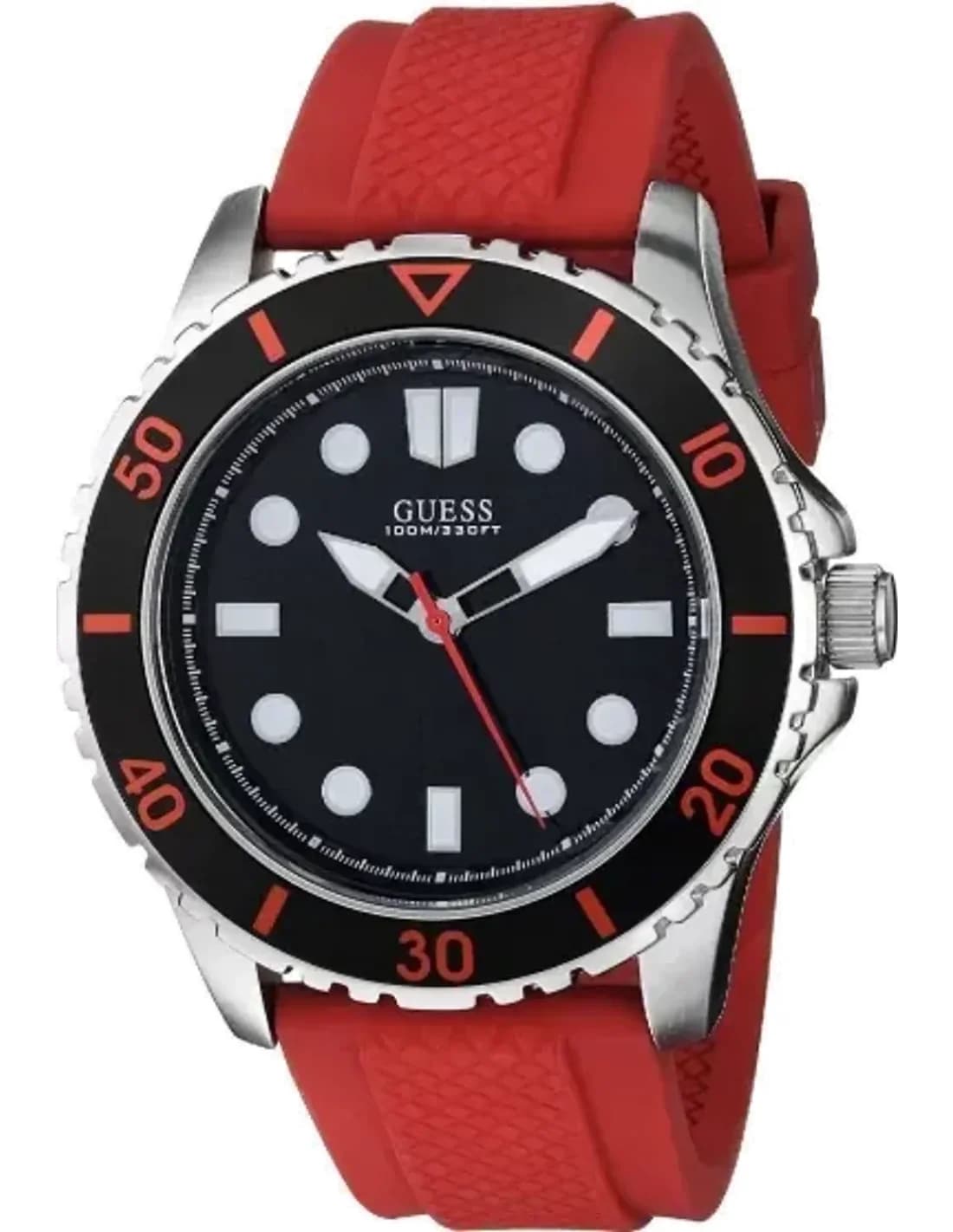 Montre Homme Guess Sporty U0245G6 Rouge