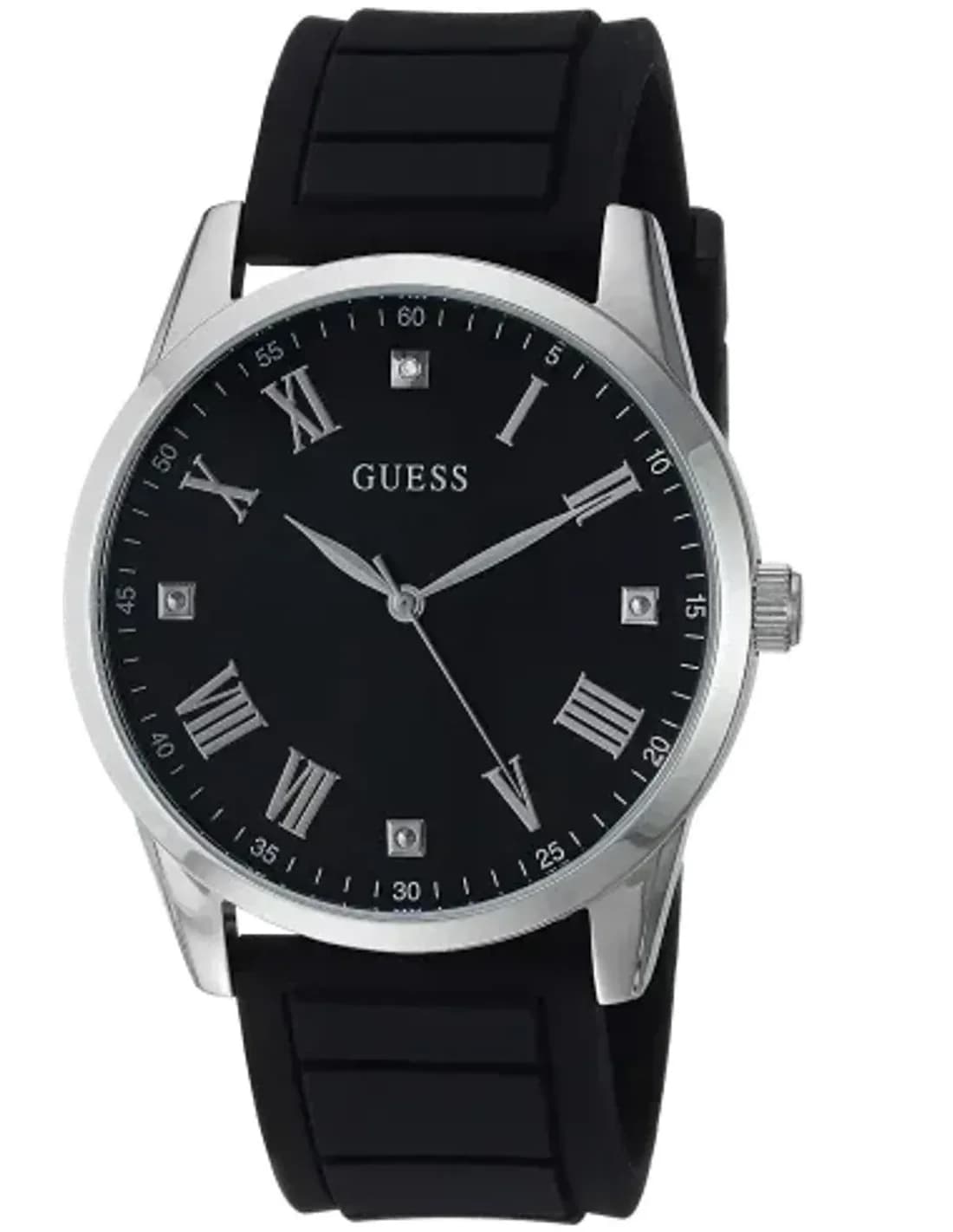 Montre Guess U1221G1 Noire 42mm Index Diamants