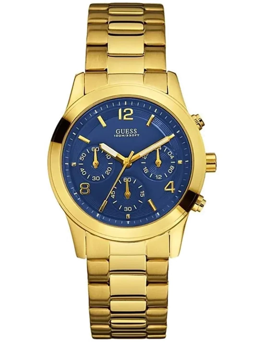 Montre Guess Femme U13578L4 Bleue & Or
