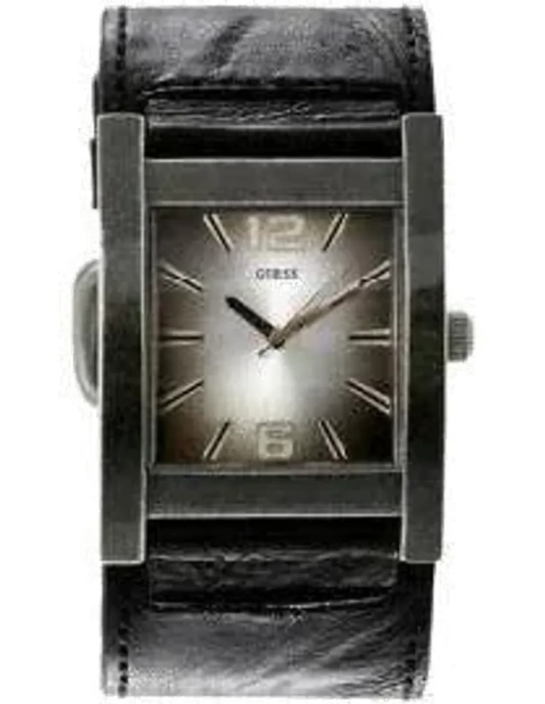 Montre Guess Homme Bracelet Cuir noir U75016G1