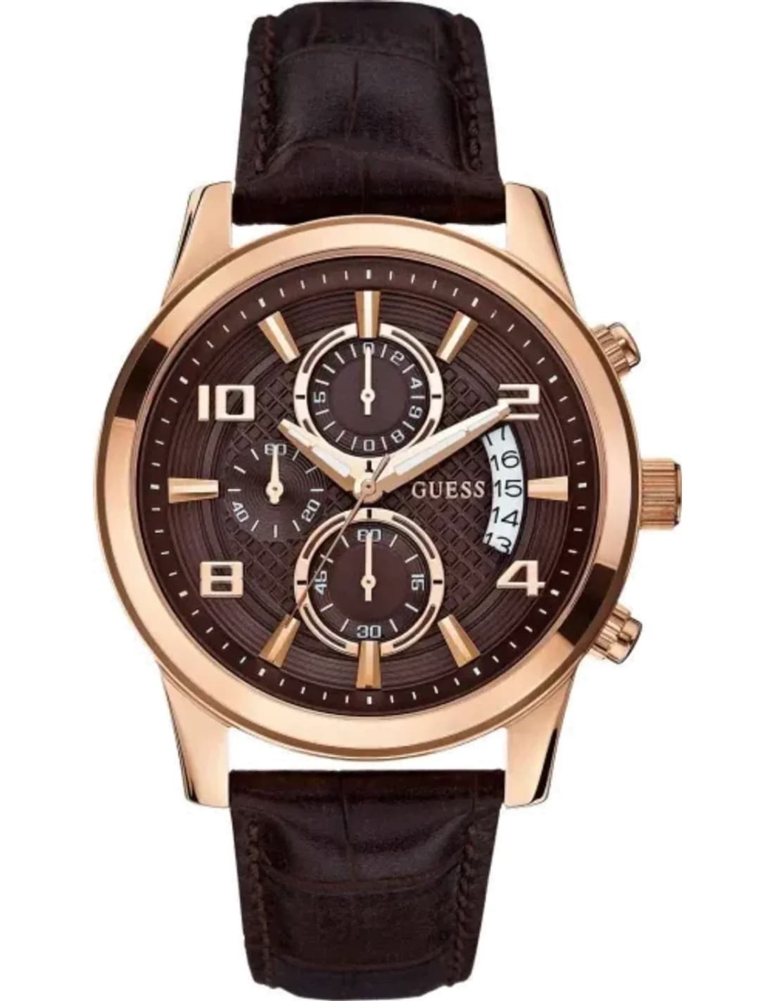 Montre Homme Guess Dress W0076G4 Marron