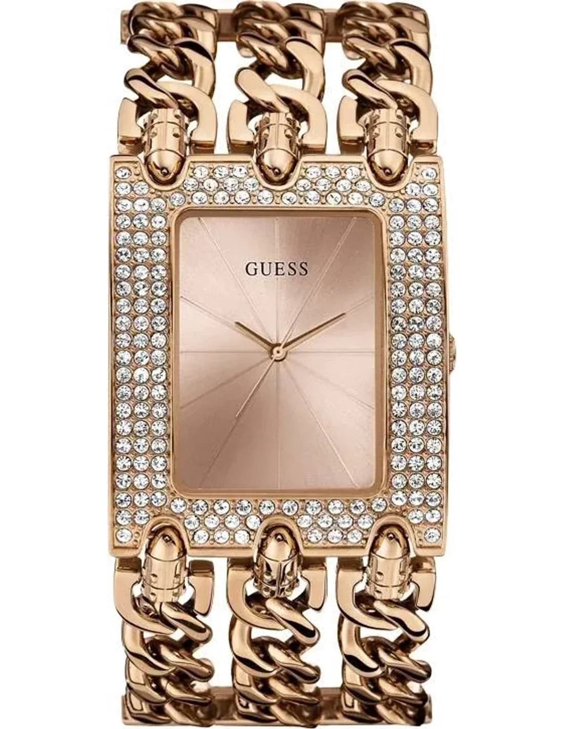 Montre Femme Guess Heavy Metal W0085L3 Or Rose