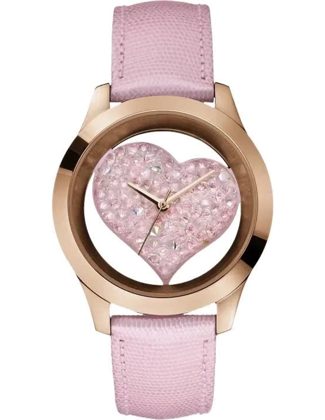 Montre Femme Guess Trend W0113L5 Cadran Coeur rose brillant