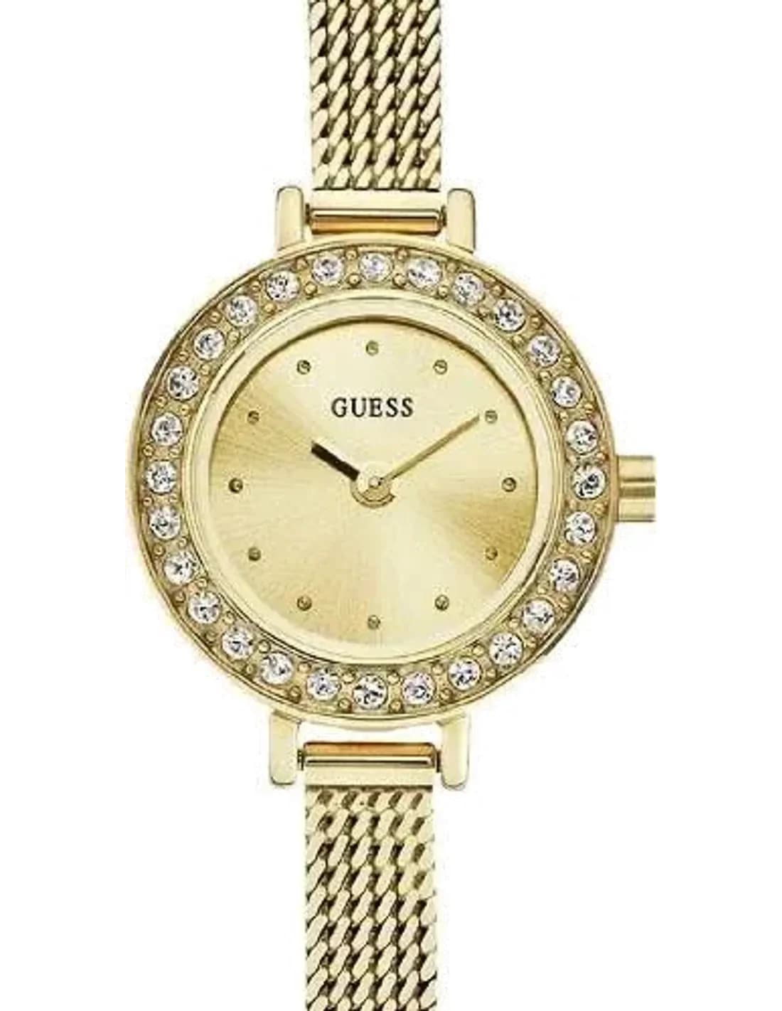Montre Femme Guess Sabrina W0133L2 - Bracelet mailles dorées