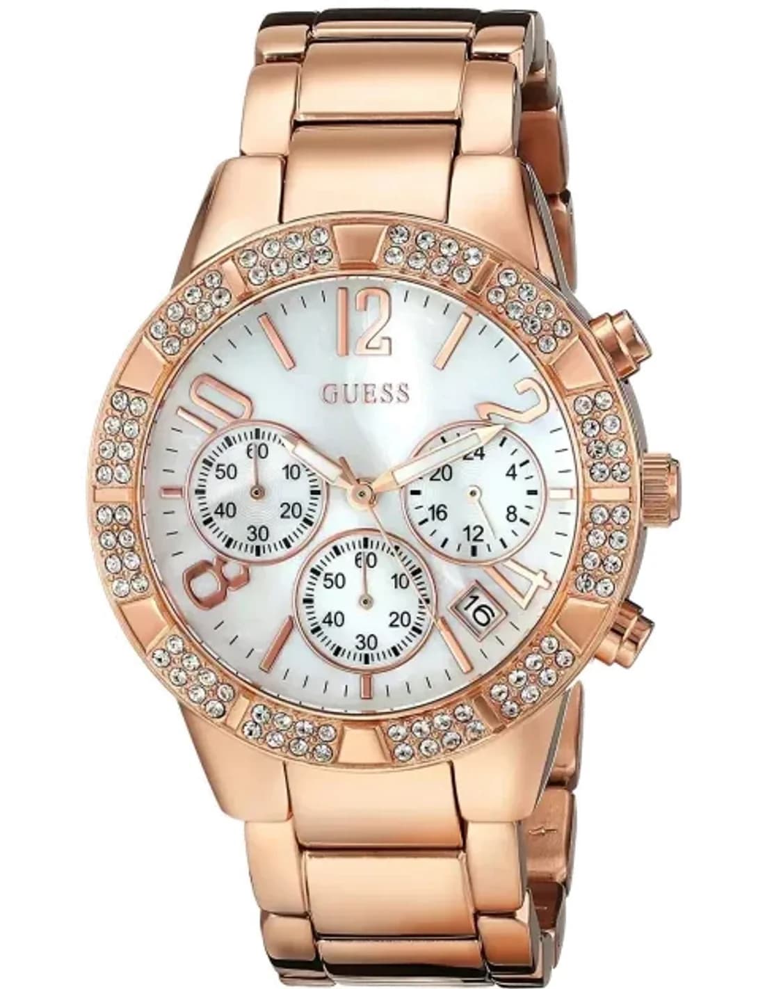 Montre Femme Guess Sporty W0141L3 Or Rose