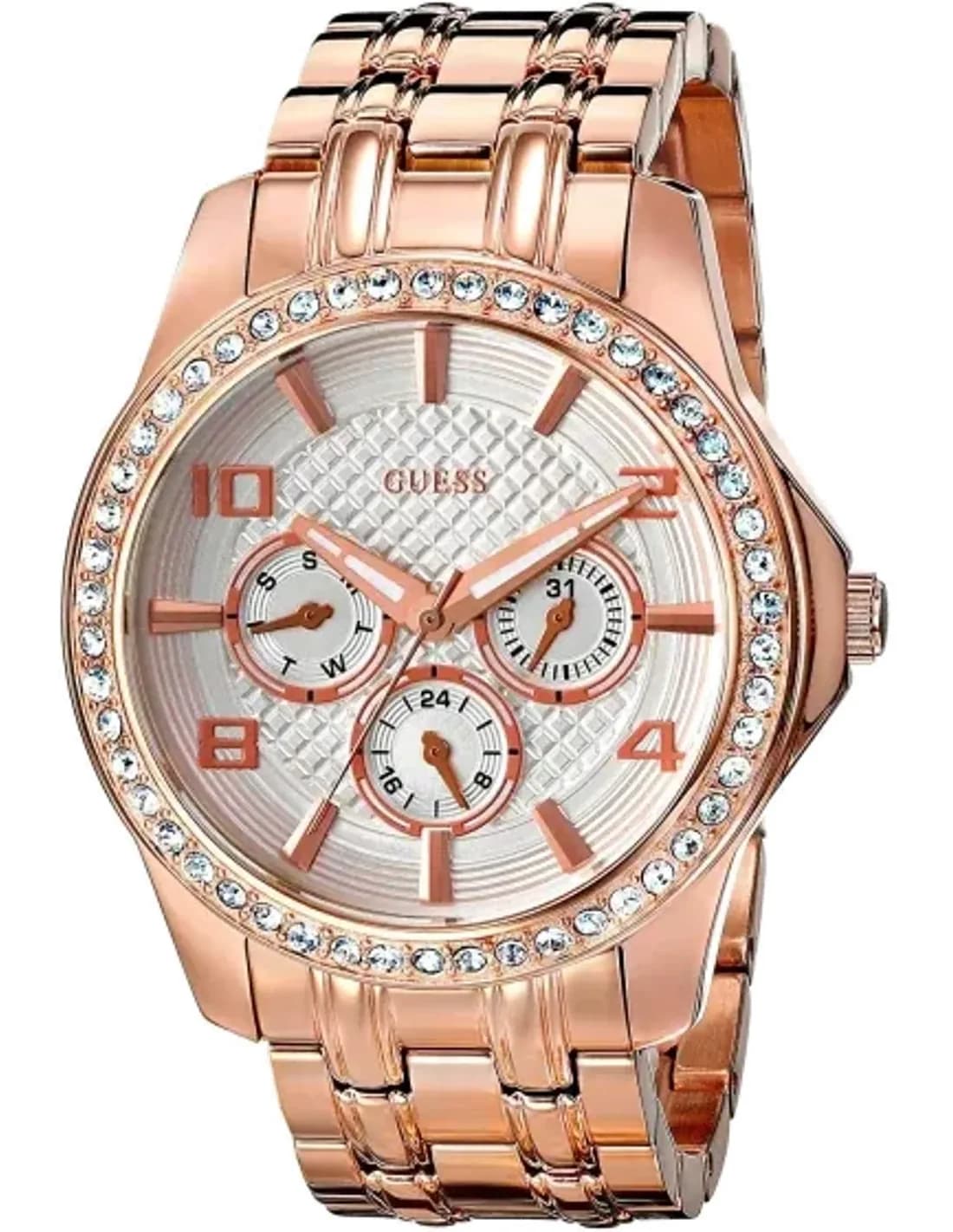 Montre Femme Guess W0147L3 Or Rose