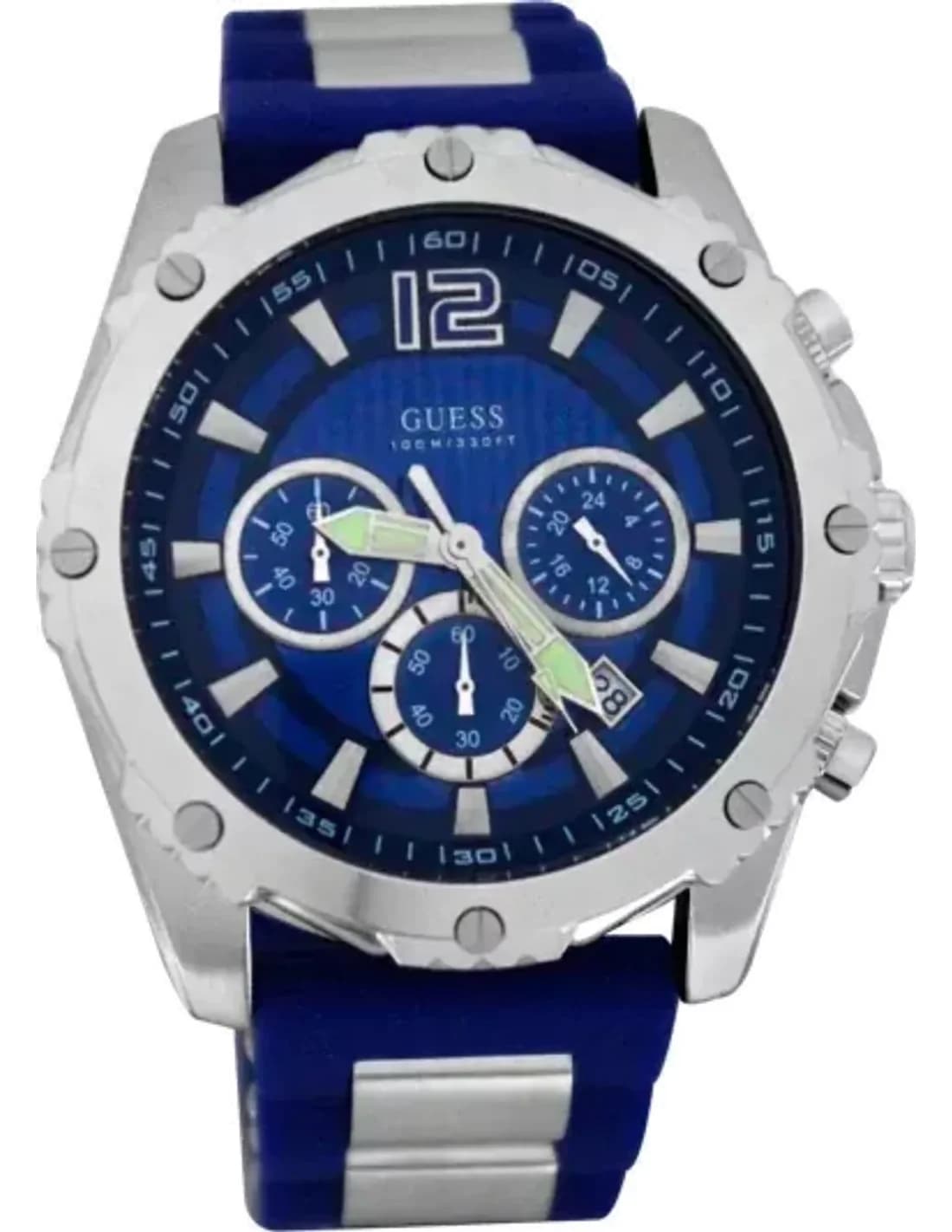 Montre Homme Guess Sporty W0167G3 Bleu