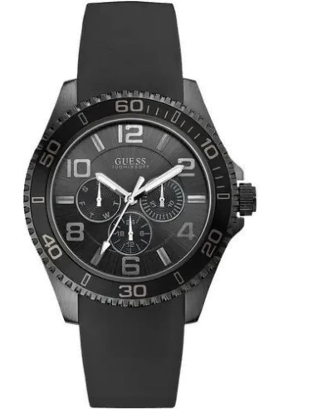 Montre Homme Guess W0173G1 Noir