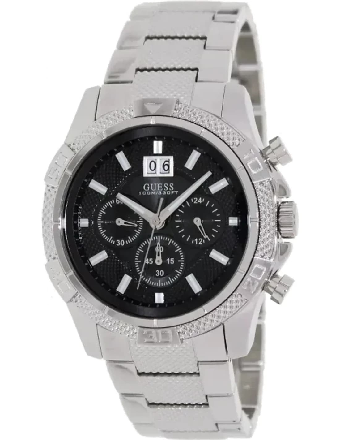Montre Homme Guess Sporty W0177G1 Argent