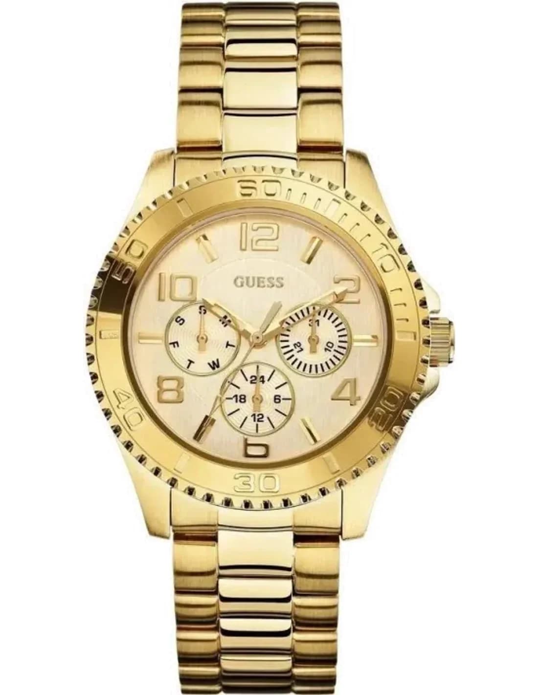 Montre Femme Guess W0231L2 Multifonction Bracelet Doré