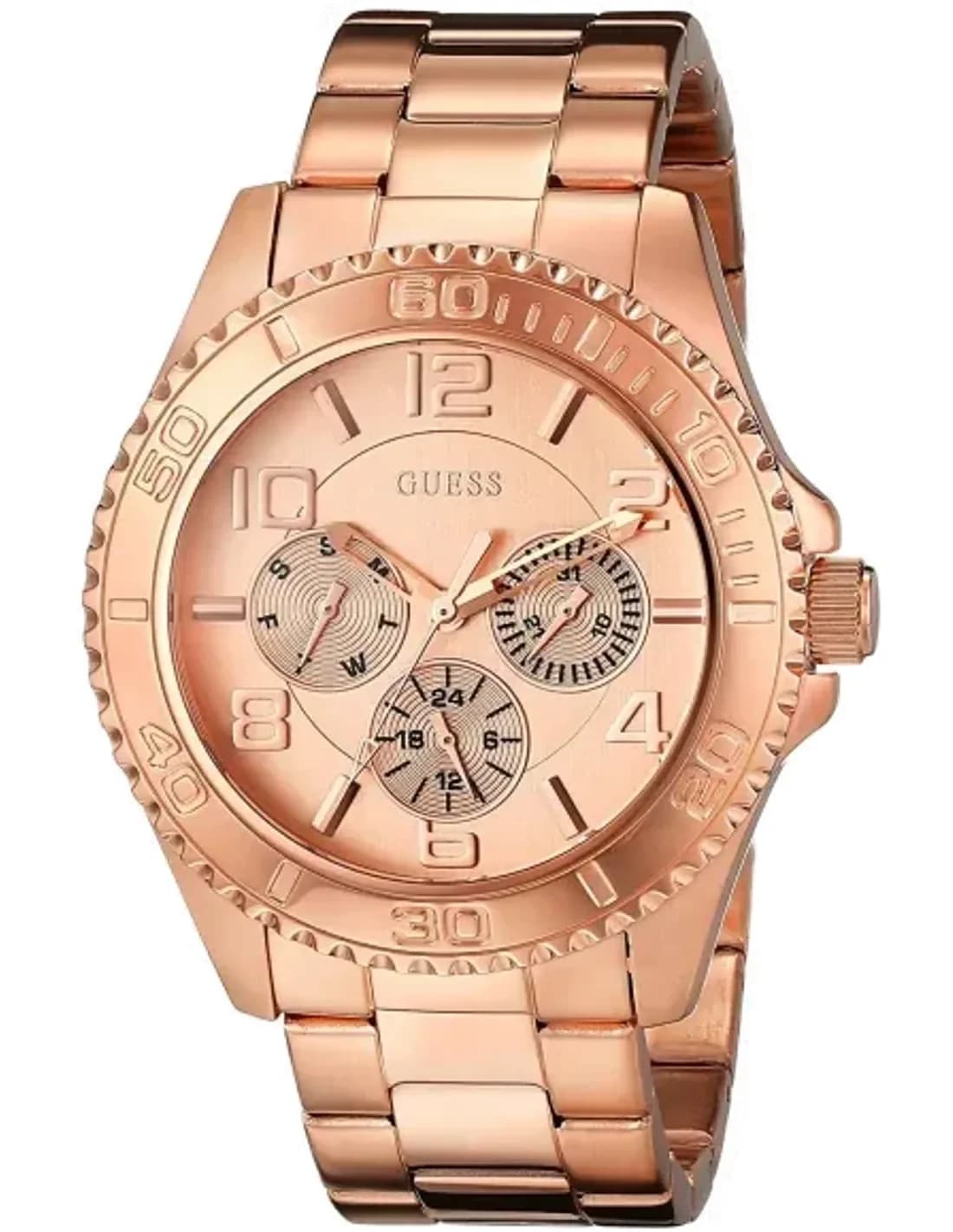 Montre Femme Guess W0231L4 Or Rose Multifonction