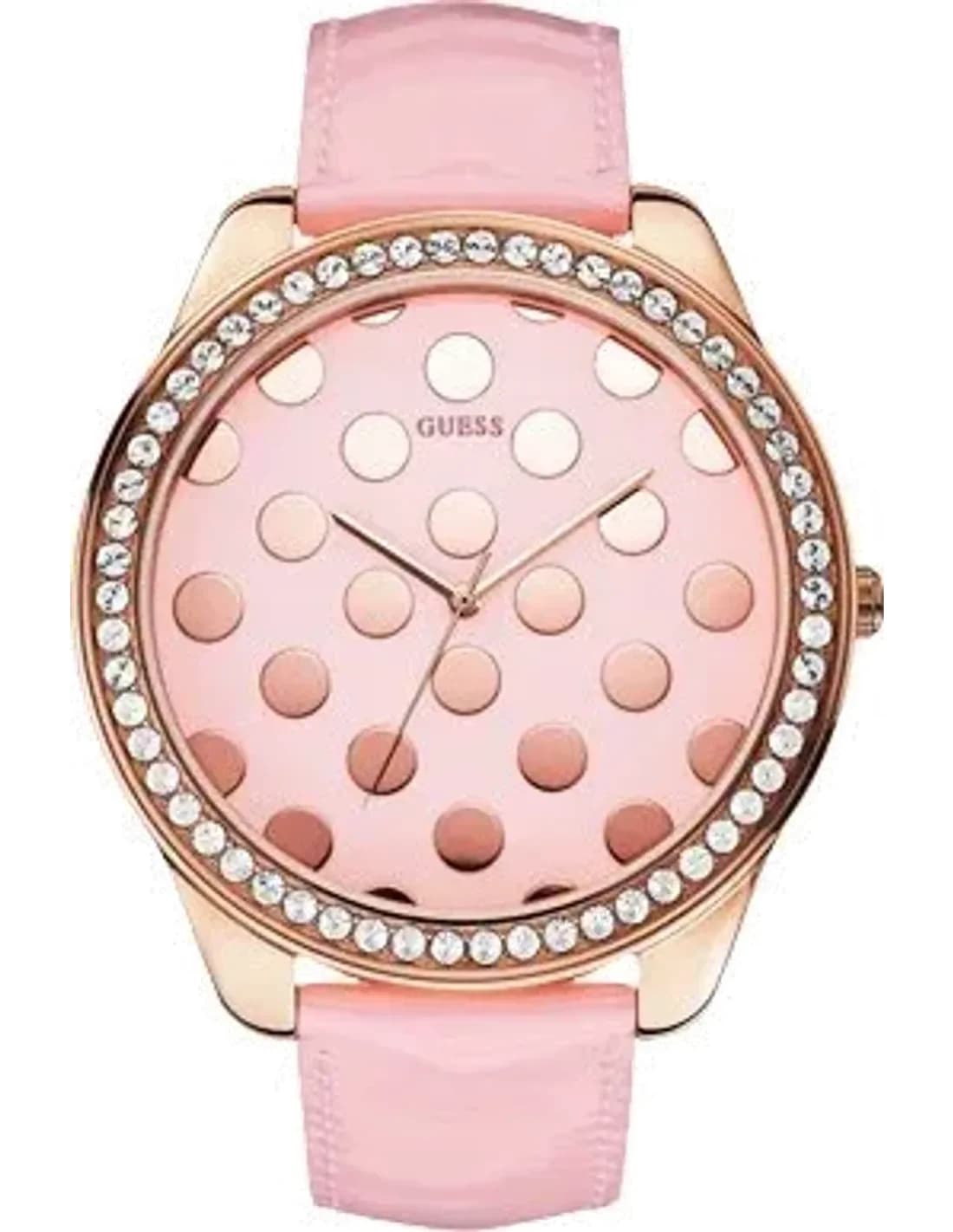 Montre Femme Guess W0258L3 Cadran rose à pois or rose